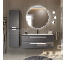 Мебель для ванной комнаты Cezares Eco 120 2 ящика, ручки сатин, grafito