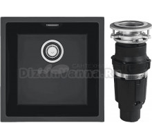 Комплект Мойка Alveus Omni Granital 20 carbon + Измельчитель Bone Crusher BC 610-AS