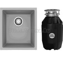 Комплект Мойка Alveus Omni Granital 20 concrete + Измельчитель Bone Crusher BC 810-AS