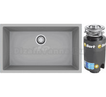 Комплект Мойка Alveus Omni Granital 40 concrete + Измельчитель Bort Titan 4000