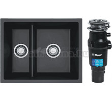 Комплект Мойка Alveus Omni Granital 50 carbon + Измельчитель Bort Titan 7000
