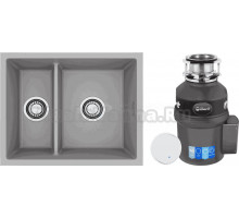 Комплект Мойка Alveus Omni Granital 50 concrete + Измельчитель Bort Titan 9000