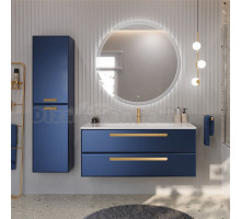 Мебель для ванной комнаты Cezares Eco 120 2 ящика, ручки сатиновое золото, sapfiro