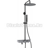 Душевая стойка Wasserkraft Abens 2000 A114.160.218.CB Thermo с термостатом, черная