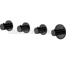 Термостатический смеситель встраиваемый Paffoni Modular Box MDE019NO С ВНУТРЕННЕЙ ЧАСТЬЮ, матовый черный