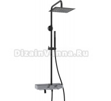 Душевая стойка Wasserkraft Abens 2000 A114.255.217.CB Thermo с термостатом, черная