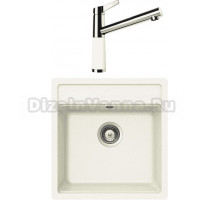 Комплект Мойка Schock Nemo 50 (N-100S) Cristalite альпина + Смеситель Cristalite SC-510 альпина