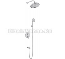 Душевой комплект Shouder Zigmond 0244104 С ВНУТРЕННЕЙ ЧАСТЬЮ, с изливом, хром