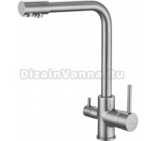 Смеситель для кухни Shevanik S328T оружейная сталь