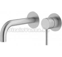 Смеситель для раковины Plumberia Selection Ixo KITXO1135CS250 С ВНУТРЕННЕЙ ЧАСТЬЮ, брашированный хром