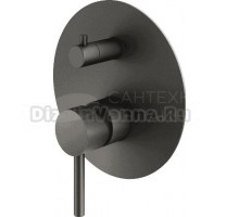 Встраиваемый смеситель для душа и ванны Plumberia Selection Ixo KIT1901GR С ВНУТРЕННЕЙ ЧАСТЬЮ, матовый графит