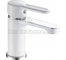 Смеситель для раковины Shevanik S8101F белый, хром