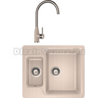 Комплект Мойка Schock Cambridge 60 Cristalite саббиа + Смеситель Cristalite Kavus саббиа