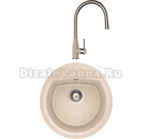 Комплект Мойка Schock Eclipse 45 Cristalite саббиа + Смеситель Cristalite Kavus-D выдвижной излив, саббиа