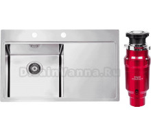 Комплект Мойка Alveus Pure 40 L + Измельчитель Emar ATC-WZB390A Compact