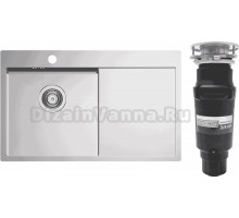 Комплект Мойка Alveus Quarto 30 1124384 + Измельчитель Bone Crusher BC 910-SL-Slim Line