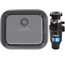 Комплект Мойка Alveus Variant Monarch 10 антрацит + Измельчитель Bort Master Eco 91275752