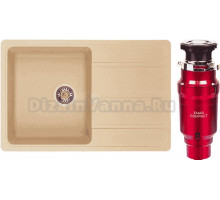 Комплект Мойка AQUATON Аманда латте + Измельчитель Emar ATC-WZB390A Compact