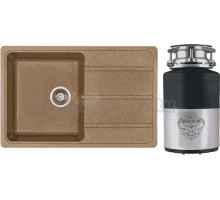 Комплект Мойка AQUATON Аманда терракотовая + Измельчитель Status Premium 100