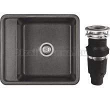 Комплект Мойка AQUATON Беллис 57 графит + Измельчитель Bone Crusher BC 610-AS