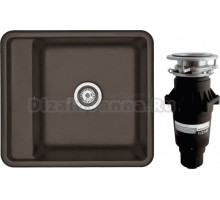 Комплект Мойка AQUATON Беллис 57 кофе + Измельчитель Bone Crusher BC 810-SL Slim Line