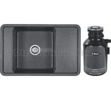 Комплект Мойка AQUATON Беллис 78 графит + Измельчитель Bort Alligator Plus