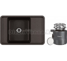 Комплект Мойка AQUATON Беллис 78 кофе + Измельчитель Bort Alligator X