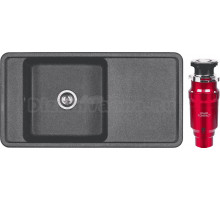 Комплект Мойка AQUATON Беллис 97 графит + Измельчитель Emar ATC-WZB390A Compact