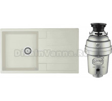 Комплект Мойка AQUATON Верона жемчуг + Измельчитель Zorg Inox D ZR-56 D