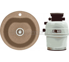 Комплект Мойка AQUATON Мида терракотовая + Измельчитель Emar ATC-WZB390A