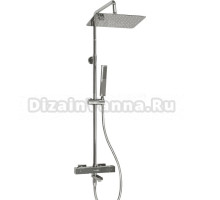 Душевая стойка Wasserkraft Aller A199.069.103.087.CH Thermo с термостатом, хром