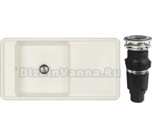 Комплект Мойка AQUATON Беллис 97 жемчуг + Измельчитель Bone Crusher BC 610-AS