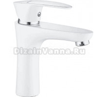 Смеситель для раковины Shevanik S9801F белый, хром