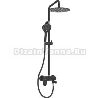 Душевая стойка Wasserkraft Elbe 7400 A174.258.078.CB черная