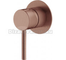 Встраиваемый смеситель для душа и ванны Plumberia Selection Ixo KITXO1135RS С ВНУТРЕННЕЙ ЧАСТЬЮ, брашированная медь