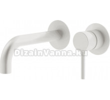 Смеситель для раковины Plumberia Selection Ixo KITXO1135BO210 С ВНУТРЕННЕЙ ЧАСТЬЮ, матовый белый