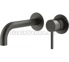 Смеситель для раковины Plumberia Selection Ixo KITXO1135GR210 С ВНУТРЕННЕЙ ЧАСТЬЮ, матовый графит