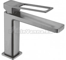 Смеситель для раковины Shevanik S6901T оружейная сталь