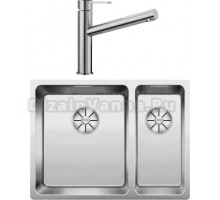 Комплект Мойка Blanco Andano 340/180-IF L + Смеситель Ambis Ambis 523118