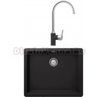 Комплект Мойка Schock Brooklyn 701062U 60 Cristalite неро + Смеситель Cristalite Simi неро