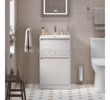 Тумба с раковиной BelBagno Kraft 39 50 напольная, bianco opaco, раковина BB-8099-3-50
