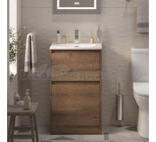 Тумба с раковиной BelBagno Kraft 39 50 напольная, rovere tabacco, раковина BB-8099-3-50