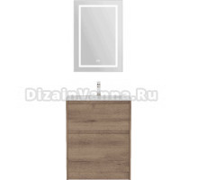 Мебель для ванной комнаты BelBagno Kraft 39 70 напольная, rovere tabacco, раковина BB-8099-3-70