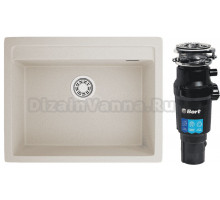 Комплект Мойка Emar Quartz EMQ-1640.Q Берилл + Измельчитель Bort Titan 7000