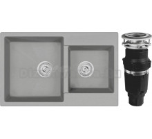 Комплект Мойка Emar Quartz EMQ-2800.Q Барит + Измельчитель Bone Crusher BC 610-AS