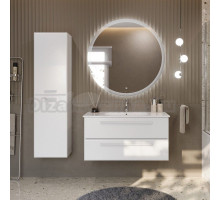 Мебель для ванной комнаты Cezares Eco Cer 100 ручки сатин, bianco lucido