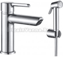 Смеситель для раковины Shevanik S6071 с гигиеническим душем, хром