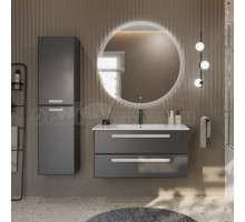 Мебель для ванной комнаты Cezares Eco Cer 100 ручки сатин, grafito