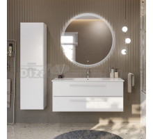 Мебель для ванной комнаты Cezares Eco Cer 120 ручки сатин, bianco opaco