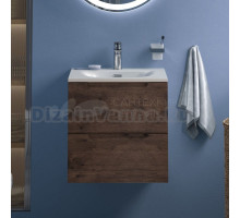 Тумба с раковиной BelBagno Etna 39 50 rovere moro, раковина BB-8099-3-50